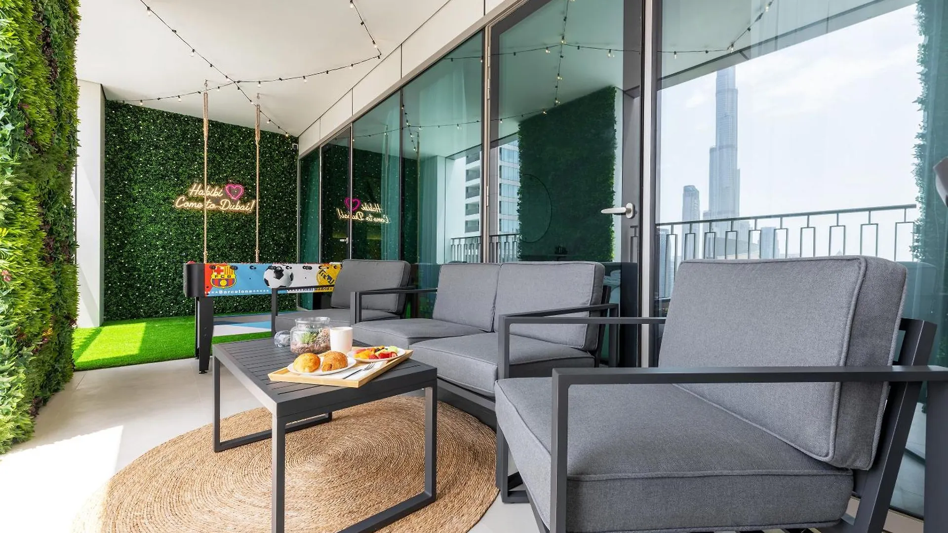 Amazing Patio Experience - Best Burj Khalifa View Dubai
